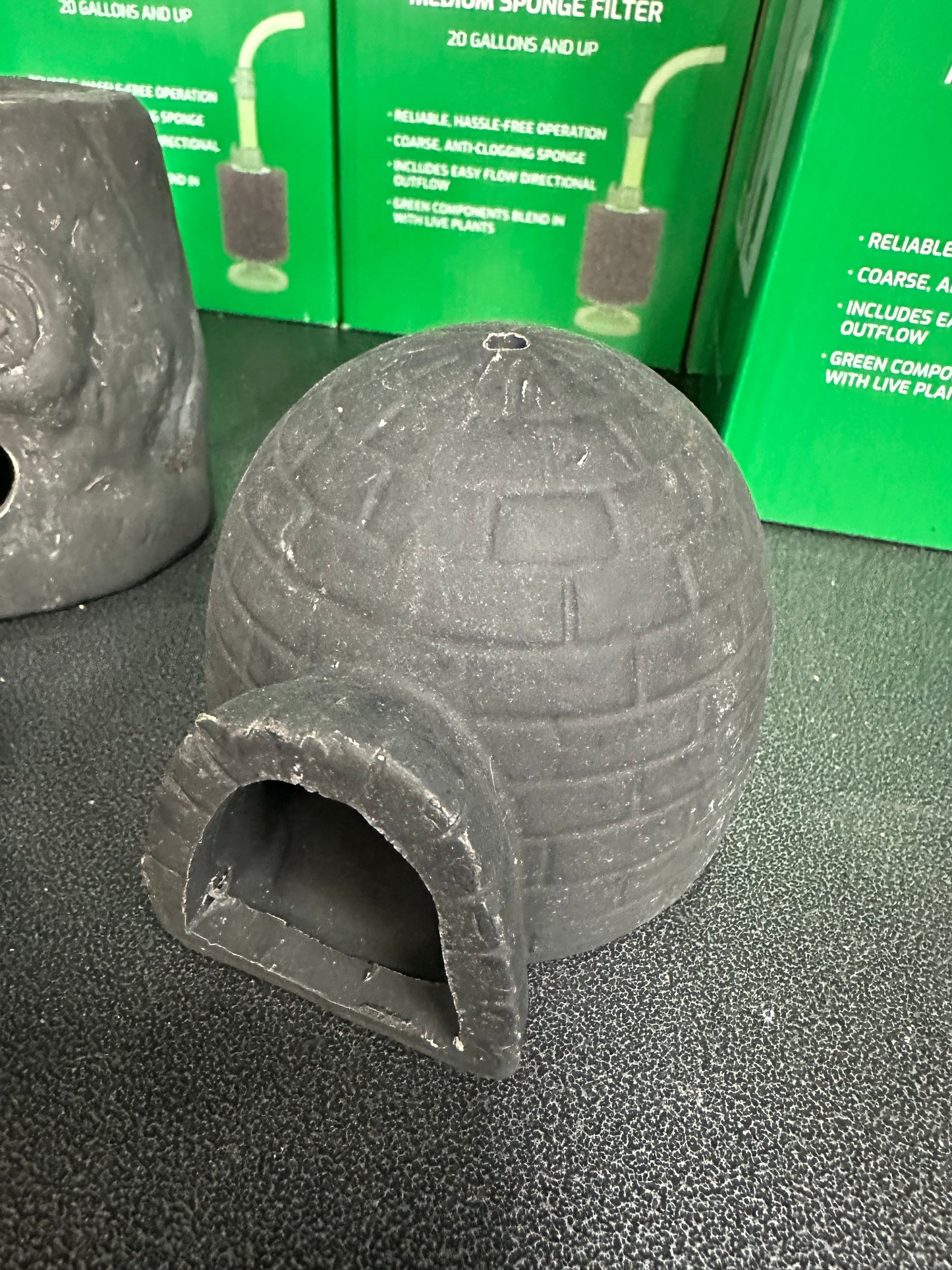 Aquarium Cave SET of 4