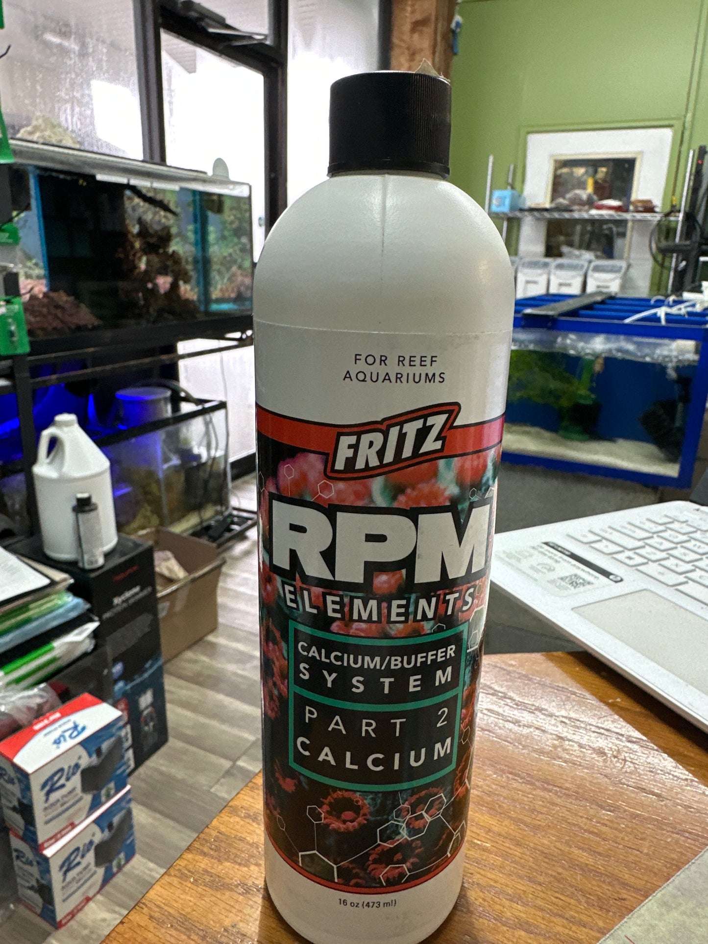 Fritz Aquatics 80305 Fritz Rpm Calcium Buffer Reef Aquarium Supplement Pt 2, 16-Ounce