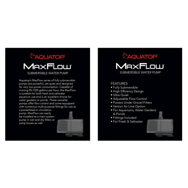 Aquatop Max Flow Submersible Pump 152 GPH
