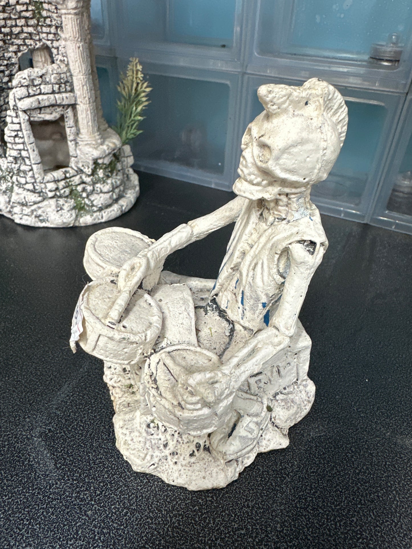 Sunken Skeleton Aquarium Ornament