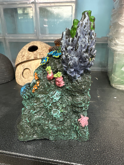 Resin Full Color Aquarium Decoration 6" x 5" x 6"h