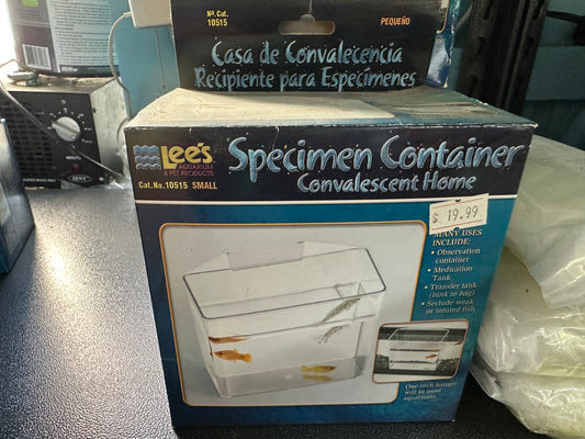 Lee's Specimen Container/Convalescent Home Small