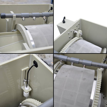 Pond Submerged Macro Drum Filter 35 Tons 9,400 GPH