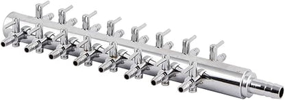uxcell Aquarium 16 Way Inline Manifold Air Flow Pump Tubing Splitter Lever Control Valve