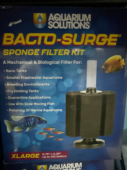 Bacto-Surge Sponge Filter Kit