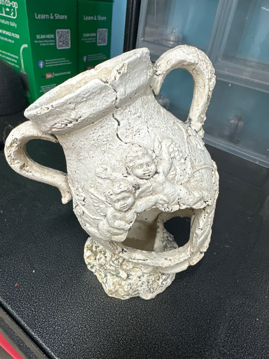 Imagitarium Aquatic Decor Gallipot, 5" L X 3" W X 6" H