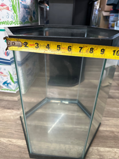 Hexagon Aquarium Tank Large USED