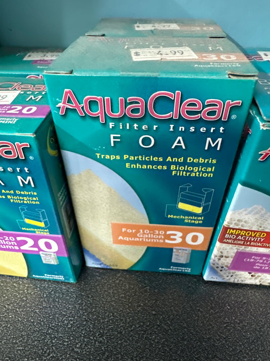 Hagen AquaClear 30 Foam Insert 3pk #A-1392