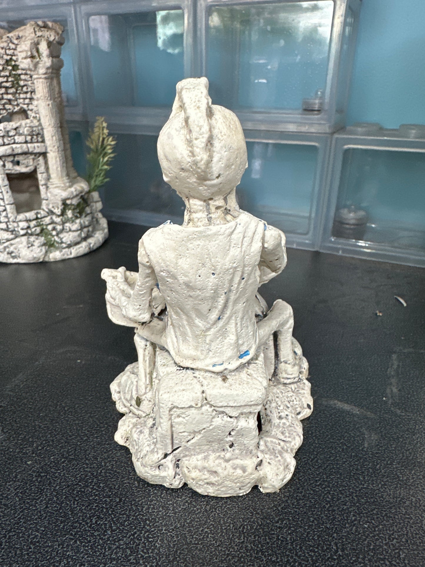 Sunken Skeleton Aquarium Ornament