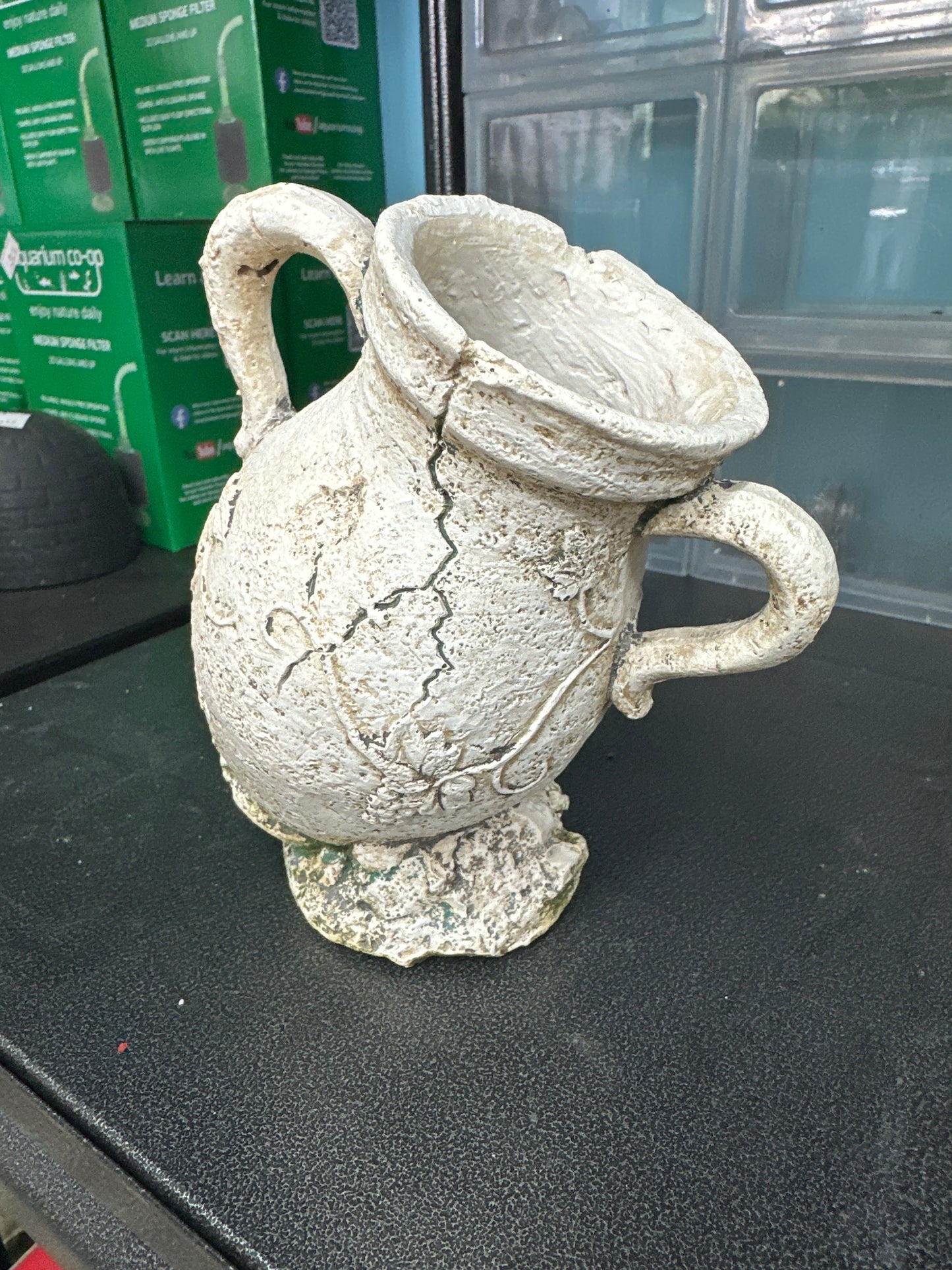 Imagitarium Aquatic Decor Gallipot, 5" L X 3" W X 6" H