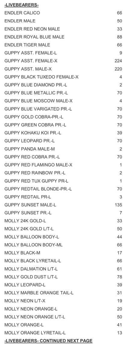 Pick Your Guppy