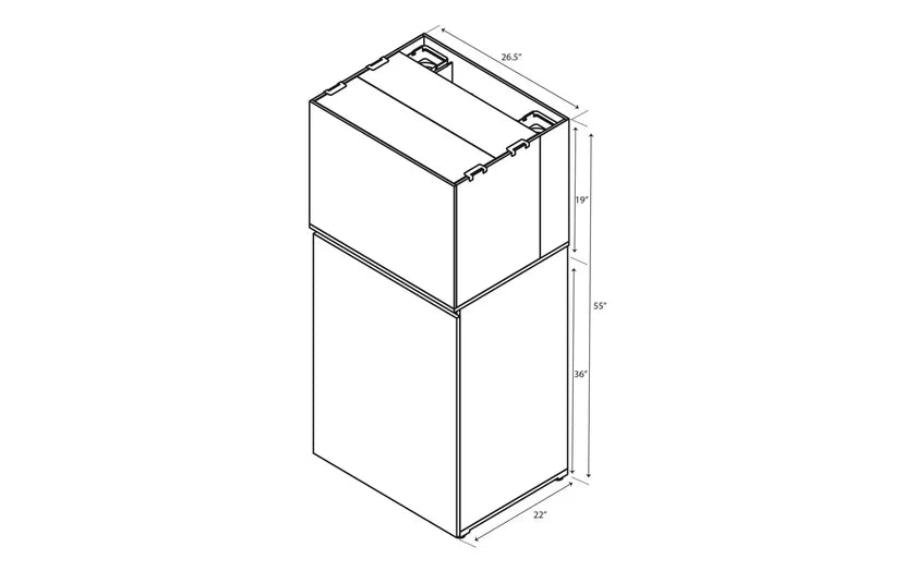 JBJ 45 Gallon Rimless Saltwater Aquarium with Stand RF-45 (lightly USED) (BLACK STAND)