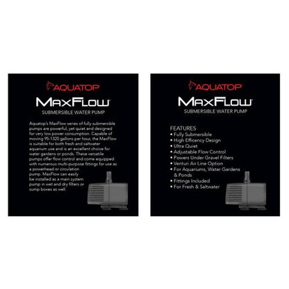 Aquatop Max Flow Submersible Pump 152 GPH